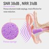 LYSIAN Ultra Soft Foam Earplugs Sleep - 38dB SNR Noise