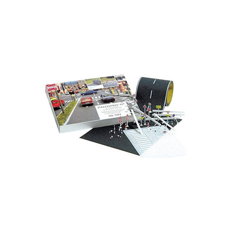 Busch H0 - Set Costruzione Strada
