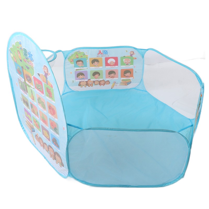 Children's 1.2m Basketball Pool Big Safe Foldable Blue Kids Indoor