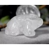 Natural Crystal Quartz Frog Carved Stone Figurine 8959