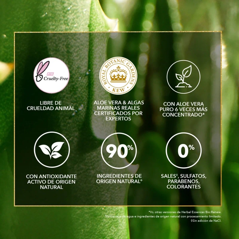 Shampoo Herbal Essences BioRenew Aloe Sea Kelp 400 ml