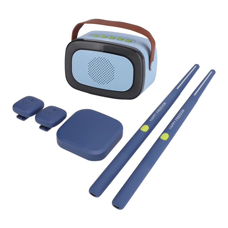 Electric Air Drum Set 3D Motion Sensing Portable Professional Virtual