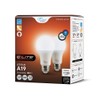 Euri Lighting EA19-9W5050cec-2 LED A19 Bulb, Cool White 5000K, Dimmable,
