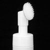 Foaming Bottle with Brush, White Facial Cleanser Foam Bottle, Fastening