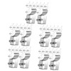 Tofficu 5sets 10pcs Vinyl Siding Hooks Durable Splashproof Clips for