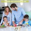Spargelschäler, Spargel-Schäler mit 6 Präzisionsklingen, Manuelleler Schäler für Spargel, Befestigung