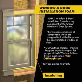 OSI Quad Foam 16 Oz. Dual Window & Door Foam Sealant - 1 Each