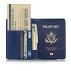 EpicGadget RFID Blocking Premium Leather Passport Holder Travel Wallet Cover