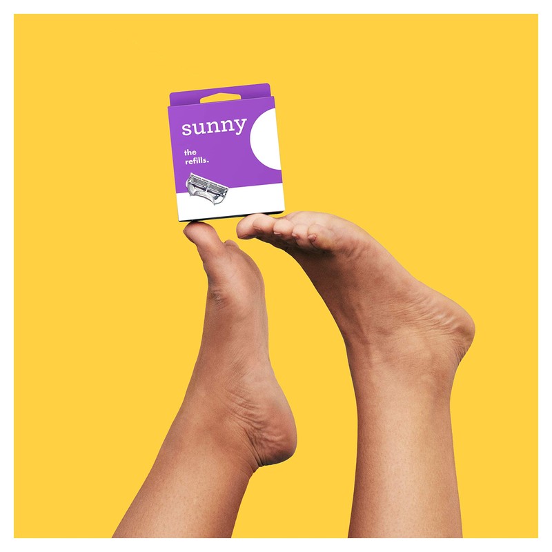 Sunny Razor Blades Women, Pack of 8 Razor Blade Refills