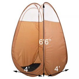 Salon Supply Store Tanning Booth Pop Up Tent - Airbrush Spray Tan Mobile Portable Sunless Beige