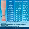Sheer Compression Socks for Women 15-20mmHg (3 Pairs) - Toeless