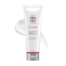 EltaMD Loción UV Protector solar corporal, SPF 30+ Protector solar, loción corporal con SPF Hecho con óxido de zinc y ácido hialurónico