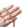 200pcs Connector Clasp Ball Chains Keychain Tag 2.4mm Bead 100mm/3.9”