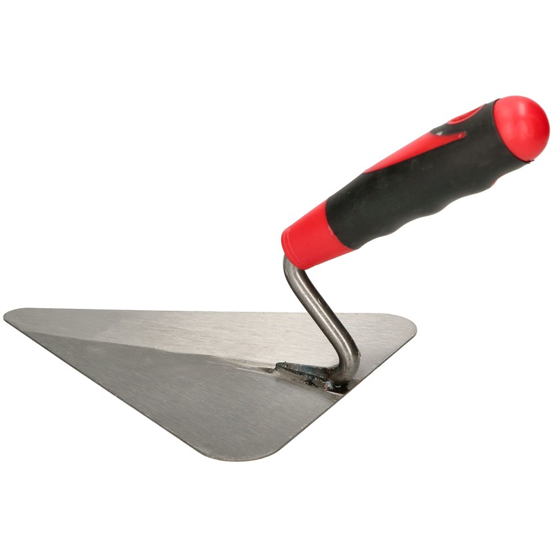 KOTARBAU® Maurer Stainless Steel Triangular Trowel Welded 200 mm Polished