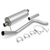Auto Dynasty 3.5 Inches Round Muffler Tip Catback Exhaust System