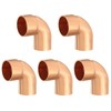 YOKIVE 1 Pcs Elbow Copper Fitting, 90 Degree Copper Pipe