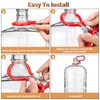 Dexspoeny 2Pcs Carboy Handle, Portable Glass Carboy Handle, Adjustable Heavy