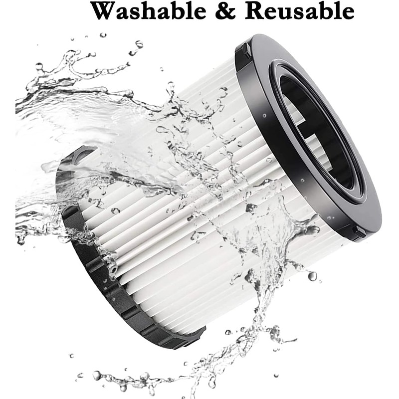 4 Pack DCV5801H Wet/Dry Vacuum HEPA Replacement Filter Compatible with