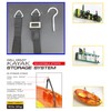 FITOOL Kayak Storage System, Canoe Wall Brackets, Adjustable Storage Straps,