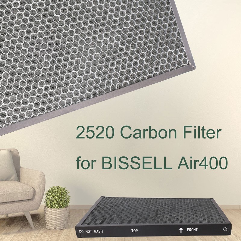 Replacement 400 Filter for Bissell Air400-2521 Pre, 2520 Active Carbon