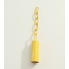 Pipe/safety Bell W/matching Chain Bird Toy Small Yellow