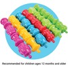 Constructive Playthings Colorful Snap Beads Set for Children and Toddlers