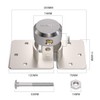 Bwintech 1 Set Hidden Shackle Padlock with Cover, Solid Steel