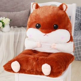 Cushion 85x45cm Brown Backrest Cushion Hamster 5ea