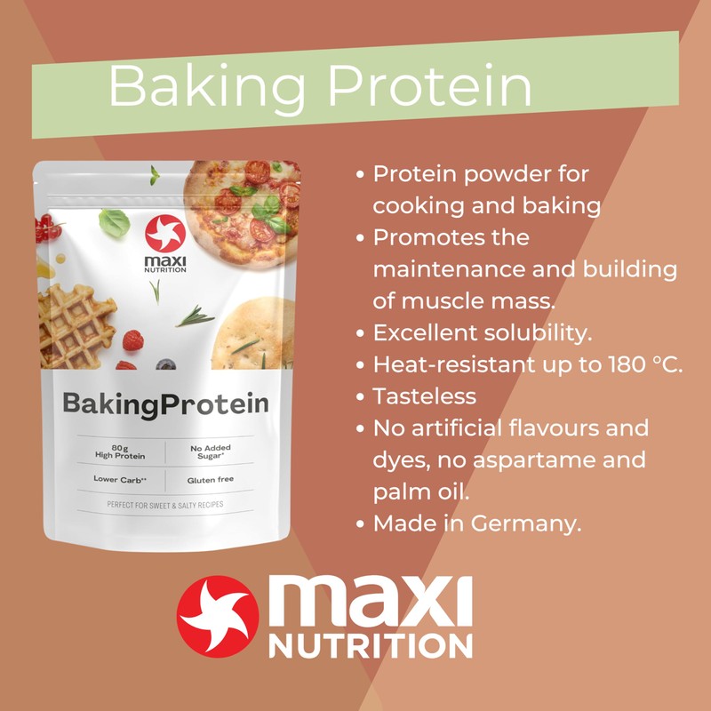 MaxiNutrition Baking Protein - Baking Protein Powder for Cooking and