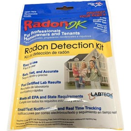 LABTECH 1 PIECE OF LABTECH RADON DETECTION KIT NEW IN PACKAGE
