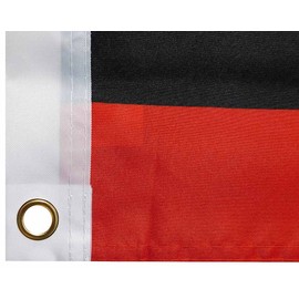 USA Anarchy With Red Black Stripes 3x5 3'x5' Premium Quality Fade Resistant Heavy Duty Polyester Flag Banner F1392 (EE)