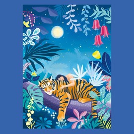Trefl 37424 500 Elements, Velvet Coating, Unique Graphics, Posters in Set, Thickest Cardboard, Organic, EKO, for Adults and Children from 10 Years Puzzle, Tiger's Nap