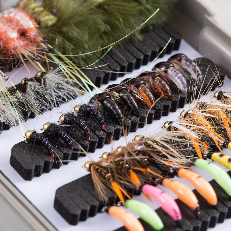 BASSDASH Trout Steelhead Salmon Fishing Flies Barbed Barbless Fly Hooks