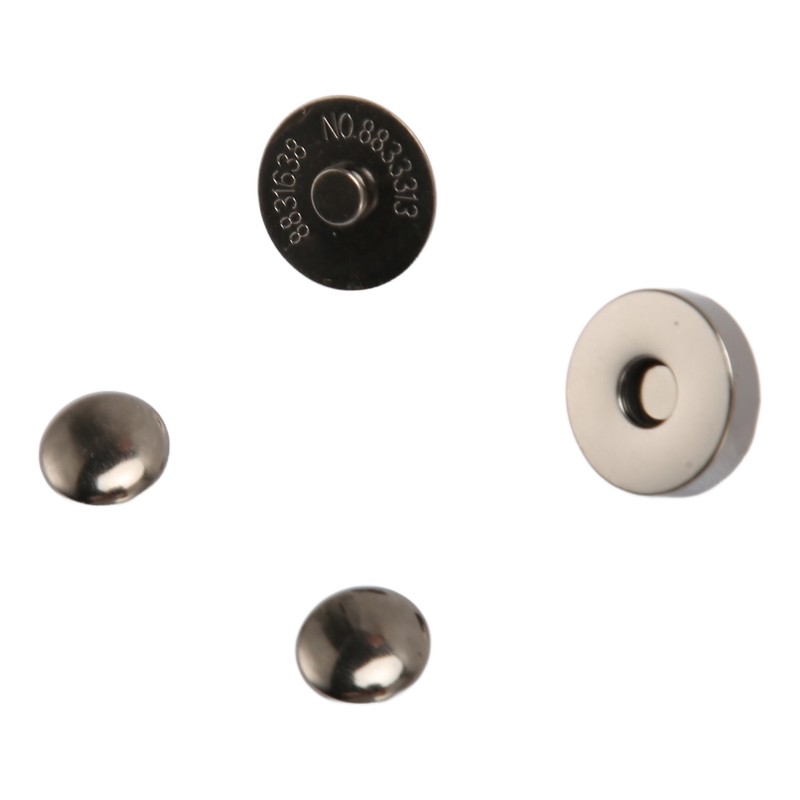 50 Sets Magnetic Button Clasp Snaps 18x5mm High Hardness Alloy