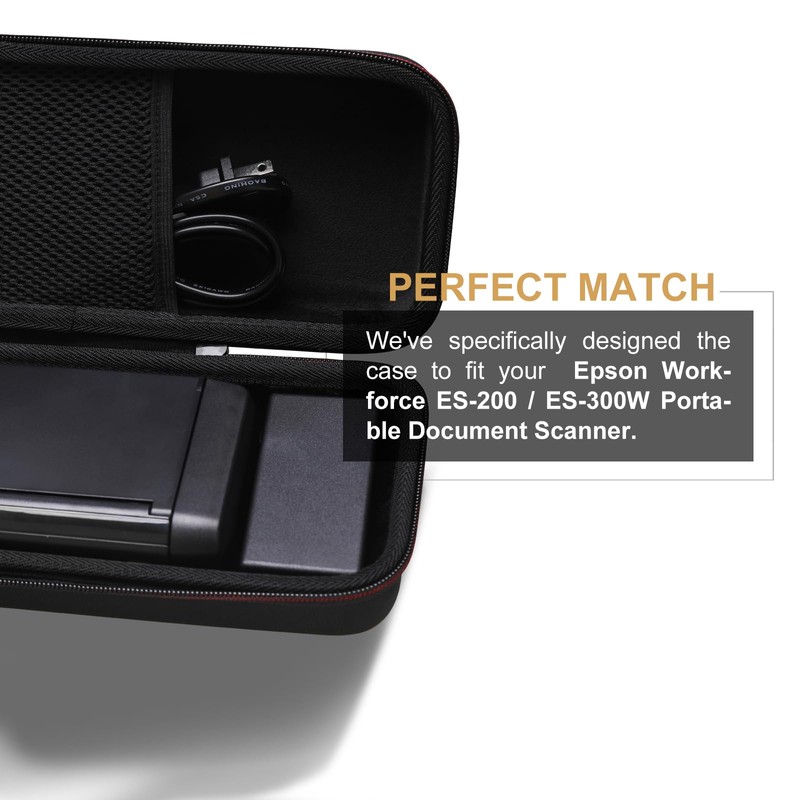 LTGEM Hard Case for Epson Workforce ES-200 / ES-300W /