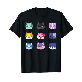 Meemeow Cats Plush Squishy Birthday Decorations T-Shirt
