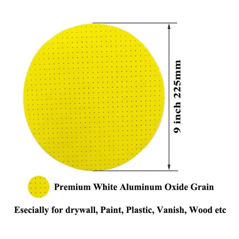 POWER PRO 2100 - Perforated Drywall Sanding Abrasive Discs 9-Inch/225mm