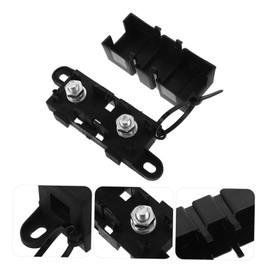 Outanaya Car Truck Splashproof Fuse Box Holder Large Threaded Bolt Fuse Block for Backup Sturdy Construction Stackable Design for Vehicles Buses and Caravans