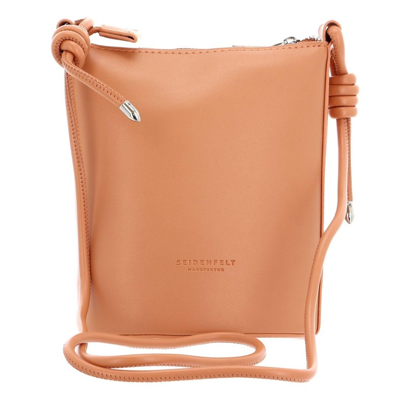 SEIDENFELT MANUFAKTUR Malilla Bucket Crossbody Bag Papaya, Papaya