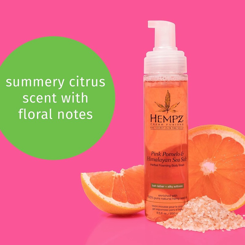 Hempz Pink Pomelo & Himalayan Sea Salt Body Wash New
