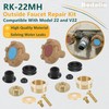 Bedalio RK-22MH Outside Faucet Repair Kit Metal Handle Compatible with
