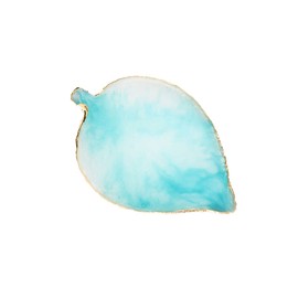 WOONEKY 1pc Lovely Leaf Shaped Manicure Palette Nail Art Tool for Blending and Mixing Colors Lightweight Design for Easy Handling for Nail Art Works and Photography