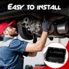Transmission Oil Pan with Drain Plug & Gasket, Compatible with