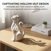 2.4x1.4x3.9 Inch 3D Printed Cat Figurine - Modern Abstract Cat