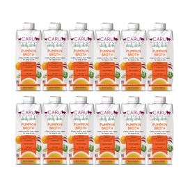 Caru Daily Dish Broth for Dogs & Cats - Pumpkin - Pack of 12
