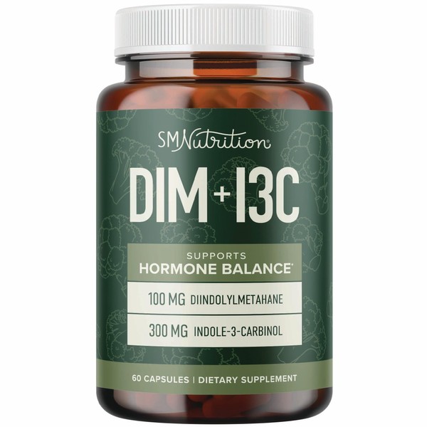 SMNutrition DIM & Indole 3 Carbinol for Hormone Balance for