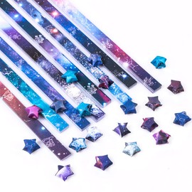540 Sheets Origami Stars Paper, BENBO Twelve Constellations Decoration DIY Hand Crafts Origami Lucky Star Paper Folding Origami Star Paper Strips for Paper Arts Crafts