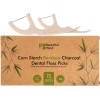 Beautiful Mind Natural Dental Floss Picks Organic Biodegradable Bamboo Charcoal