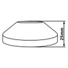 Chrome Plated Steel Pipe Cover Collar Cone 3/4" Valve Tap