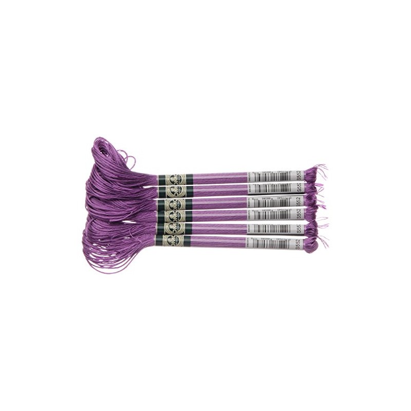 DMC DMC1008F #S552 Satin Thread Embroidery Thread 6 Bundles #25